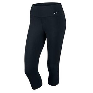 Nike Women's Dri-FIT Running Capris Medium black